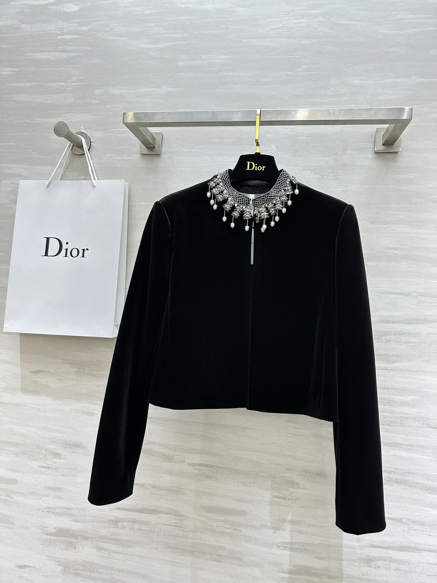 디올 크루즈 벨벳 재킷