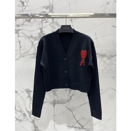 아미 하트로고 가디건