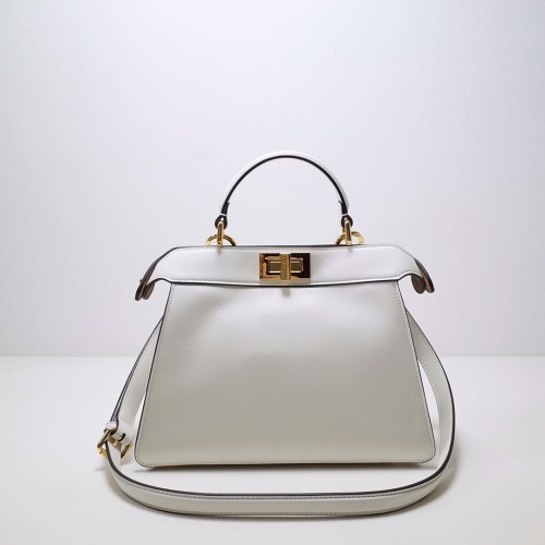 펜디 아이씨유 피카부백 스몰 화이트