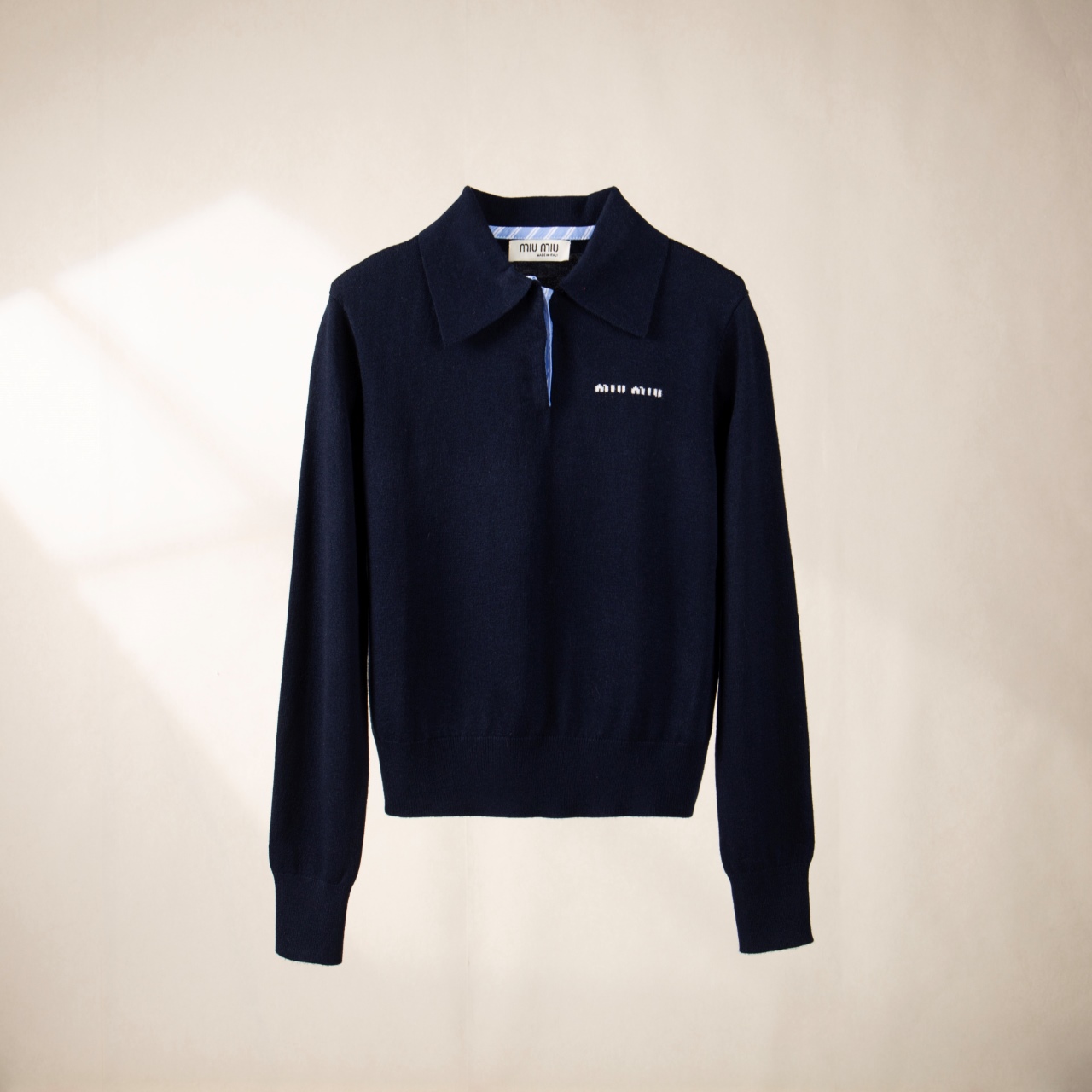 미우미우 긴팔 폴로셔츠