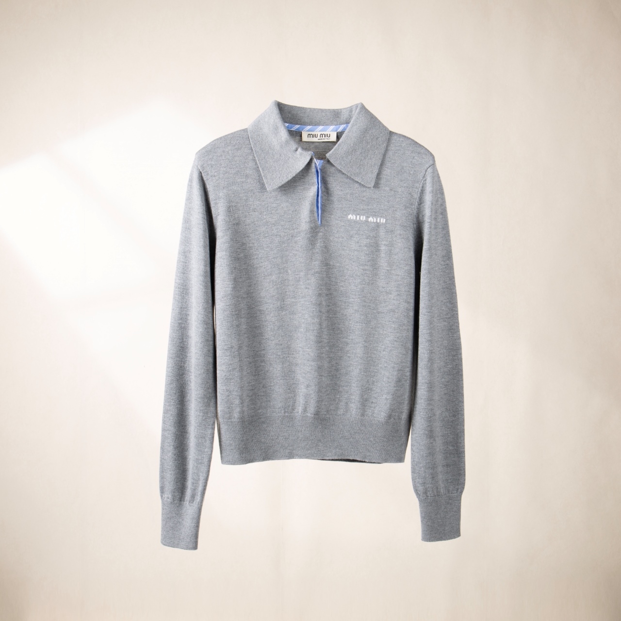 미우미우 긴팔 폴로셔츠