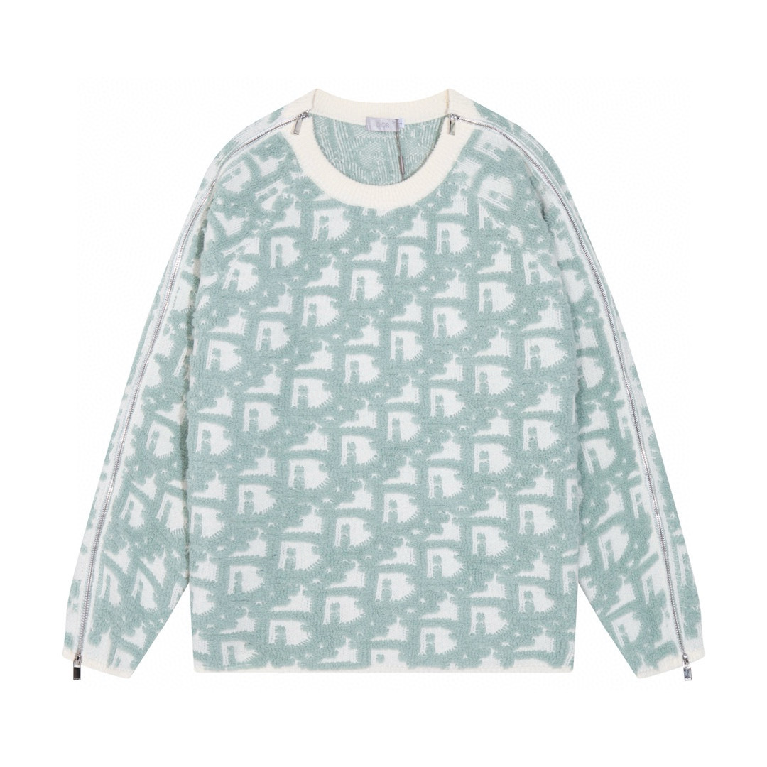 디올 오블리크 스웨터