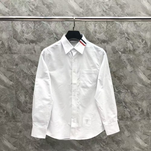 톰브라운 삼선 넥라인 셔츠