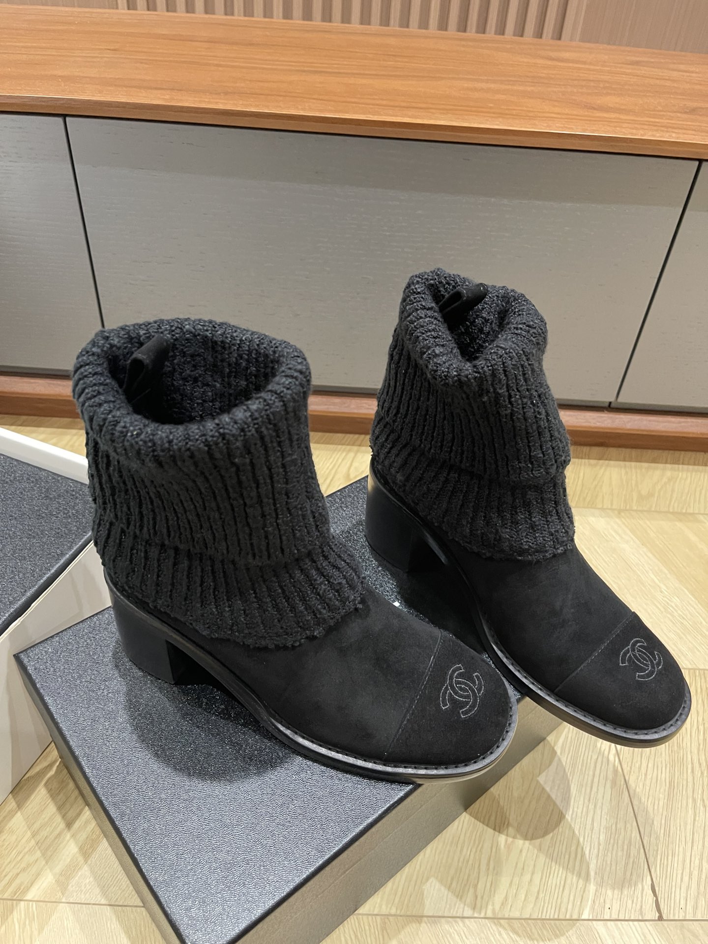 샤넬 삭스 부츠