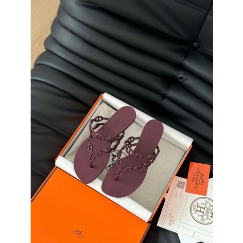 에르메스 아일랜드 젤리 샌들