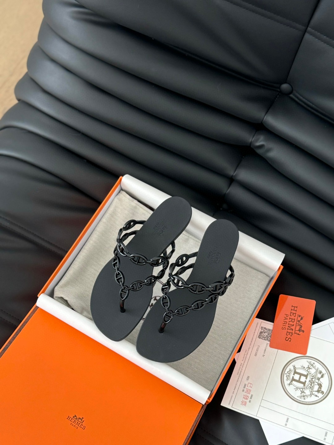 에르메스 아일랜드 젤리 샌들