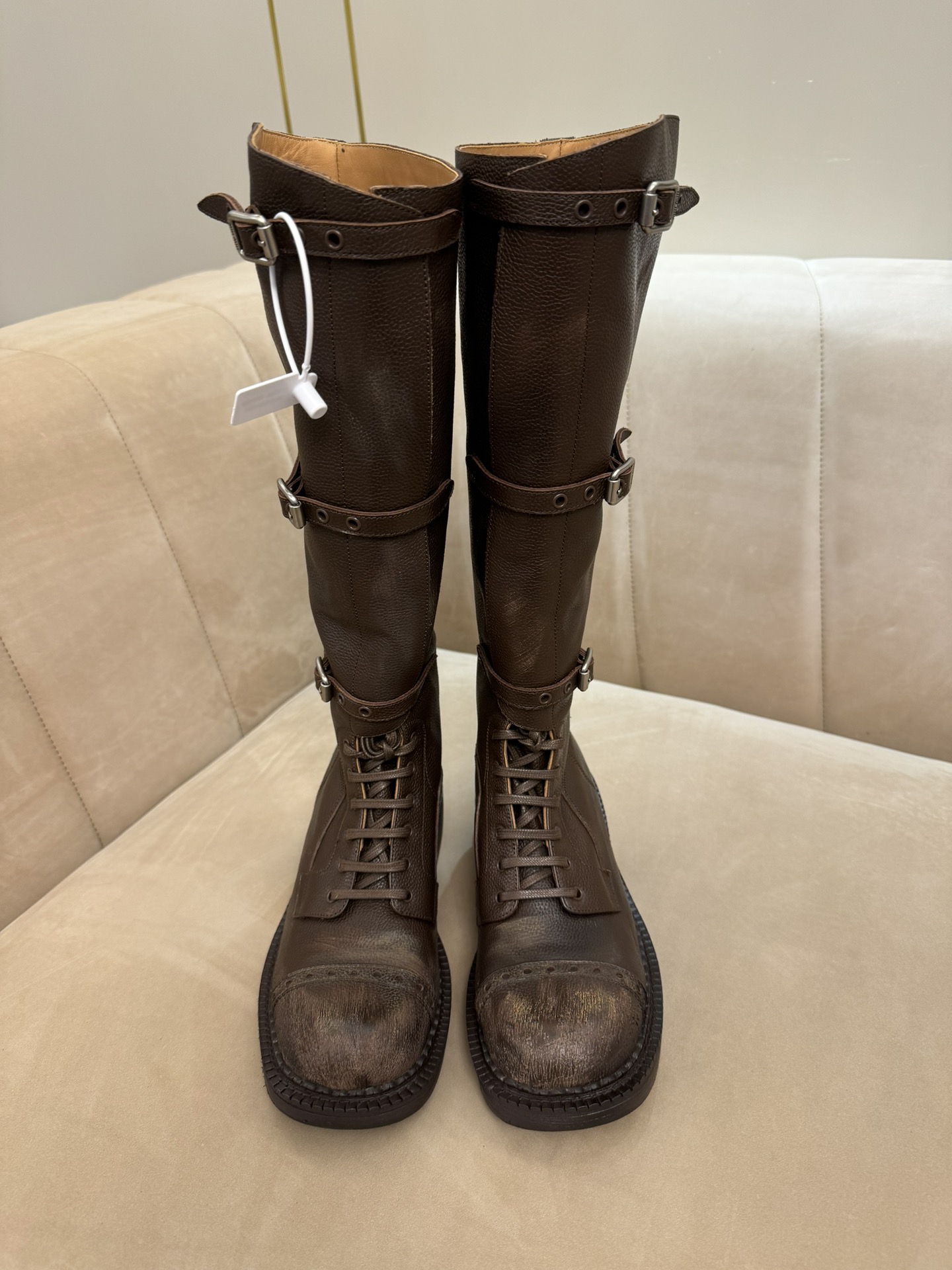 미우미우 롱부츠 정품급