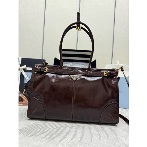 프라다 라지 가죽 핸드백 1BA433