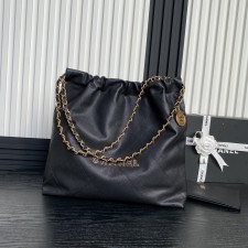 샤넬 22백 미듐 캐비어가죽