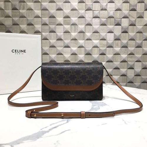 셀린느 트리오페 월렛 온 크로스백