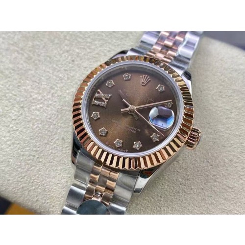 롤렉스 데이저스트 콤비 초코 별다이아 28mm