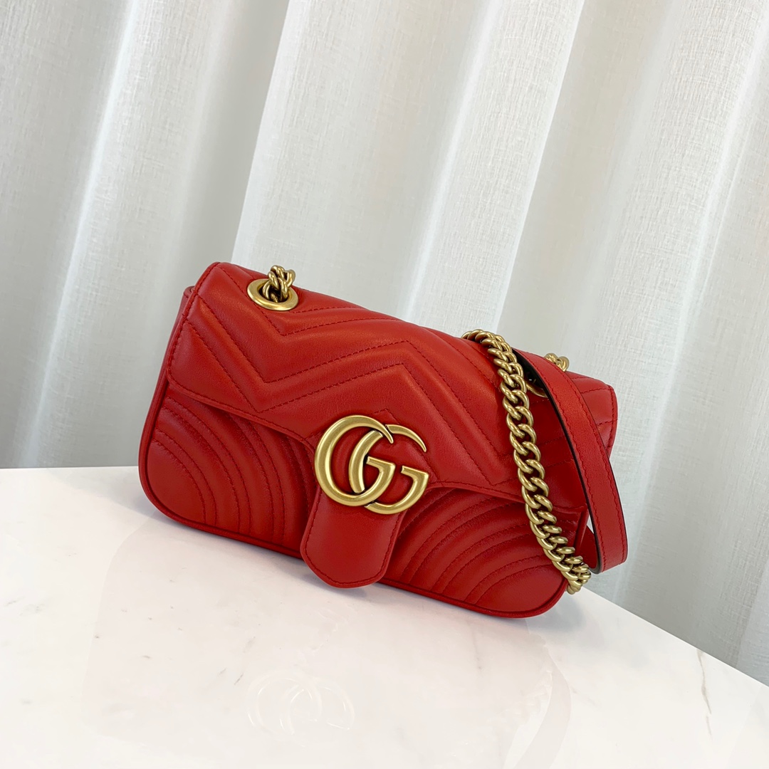 구찌 GG마몽 미니 마틀라세 숄더백 446744