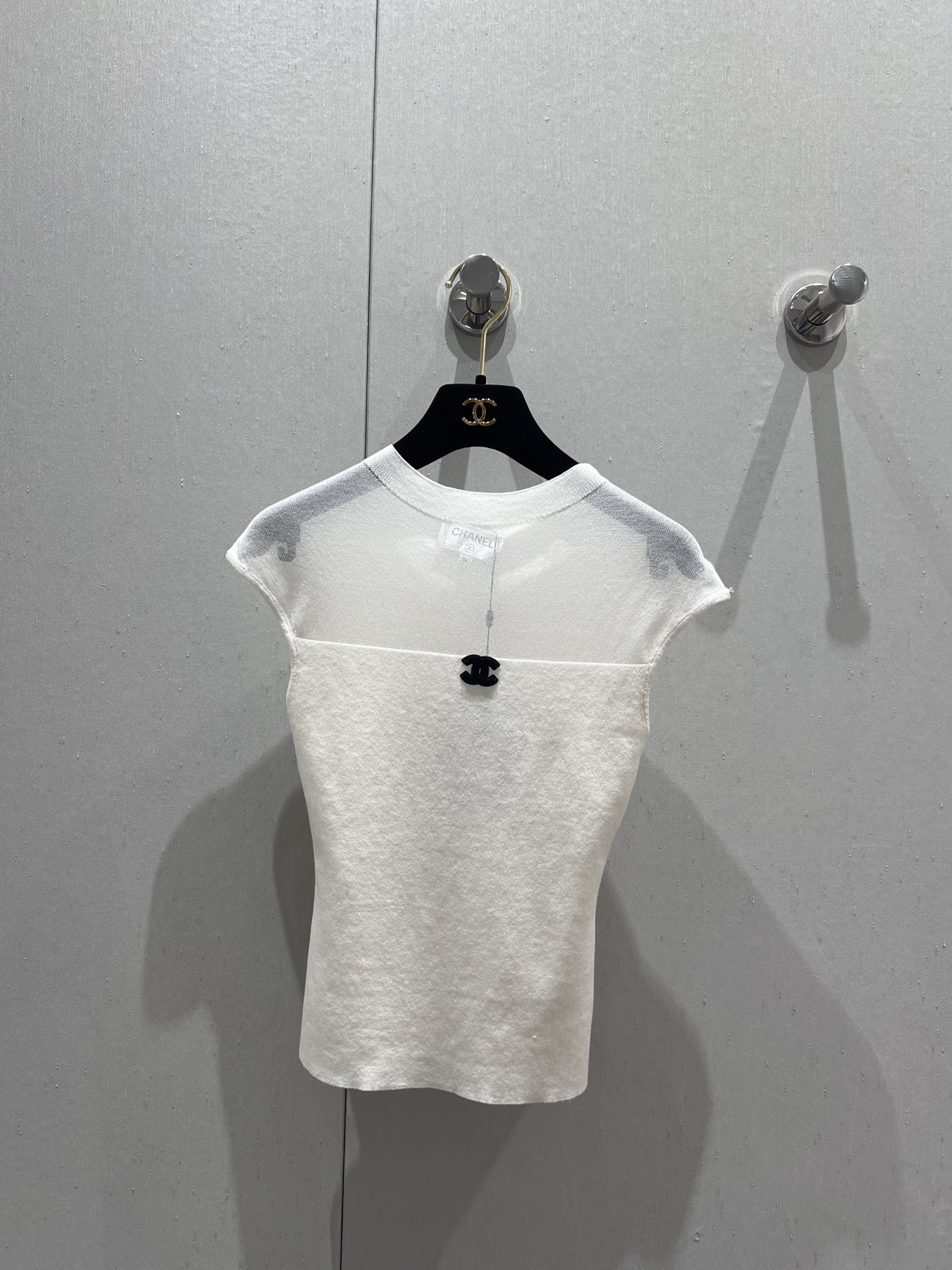 샤넬 자수 조끼