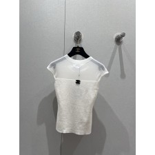 샤넬 자수 조끼