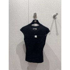 샤넬 자수 조끼