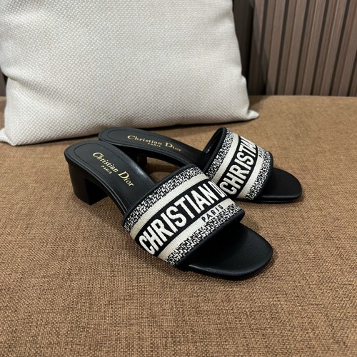 디올 디웨이 뮬 굽높이4.5cm 블랙 정품급