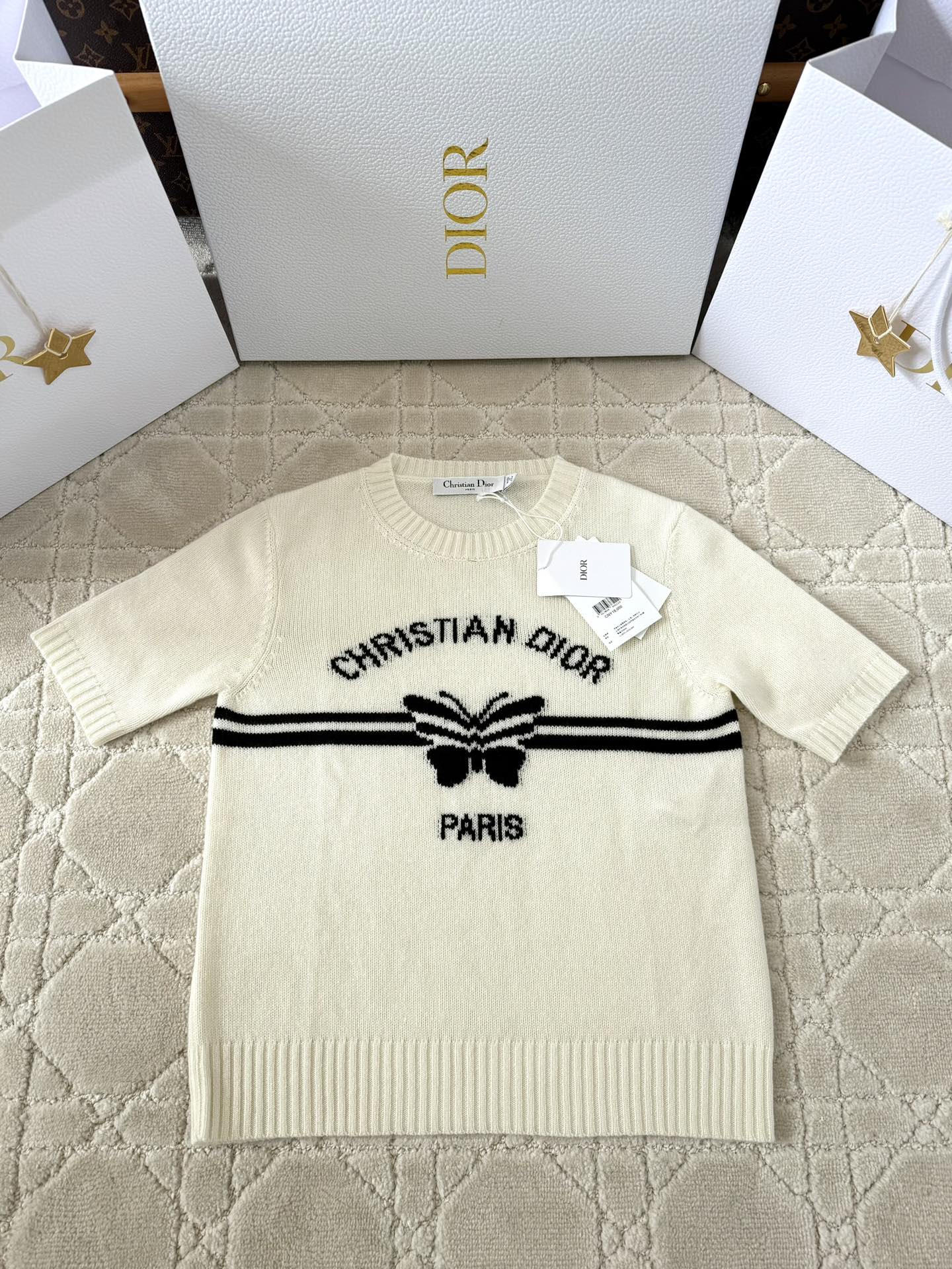 (W) 디올 버터플라이 니트