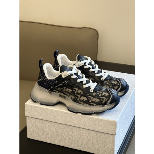 디올 바이브 스니커즈 네이비