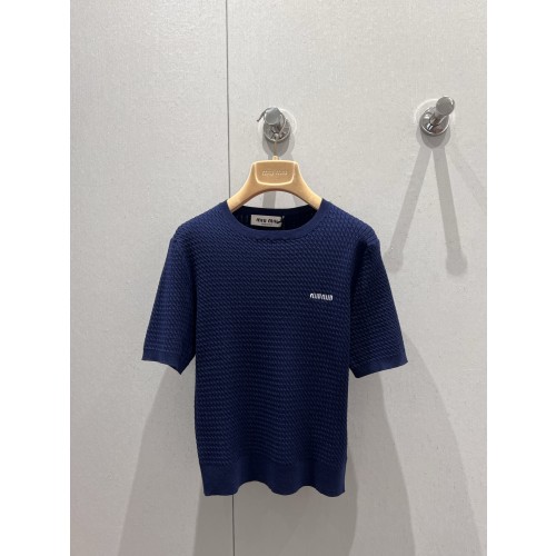 미우미우 반팔 스웨터