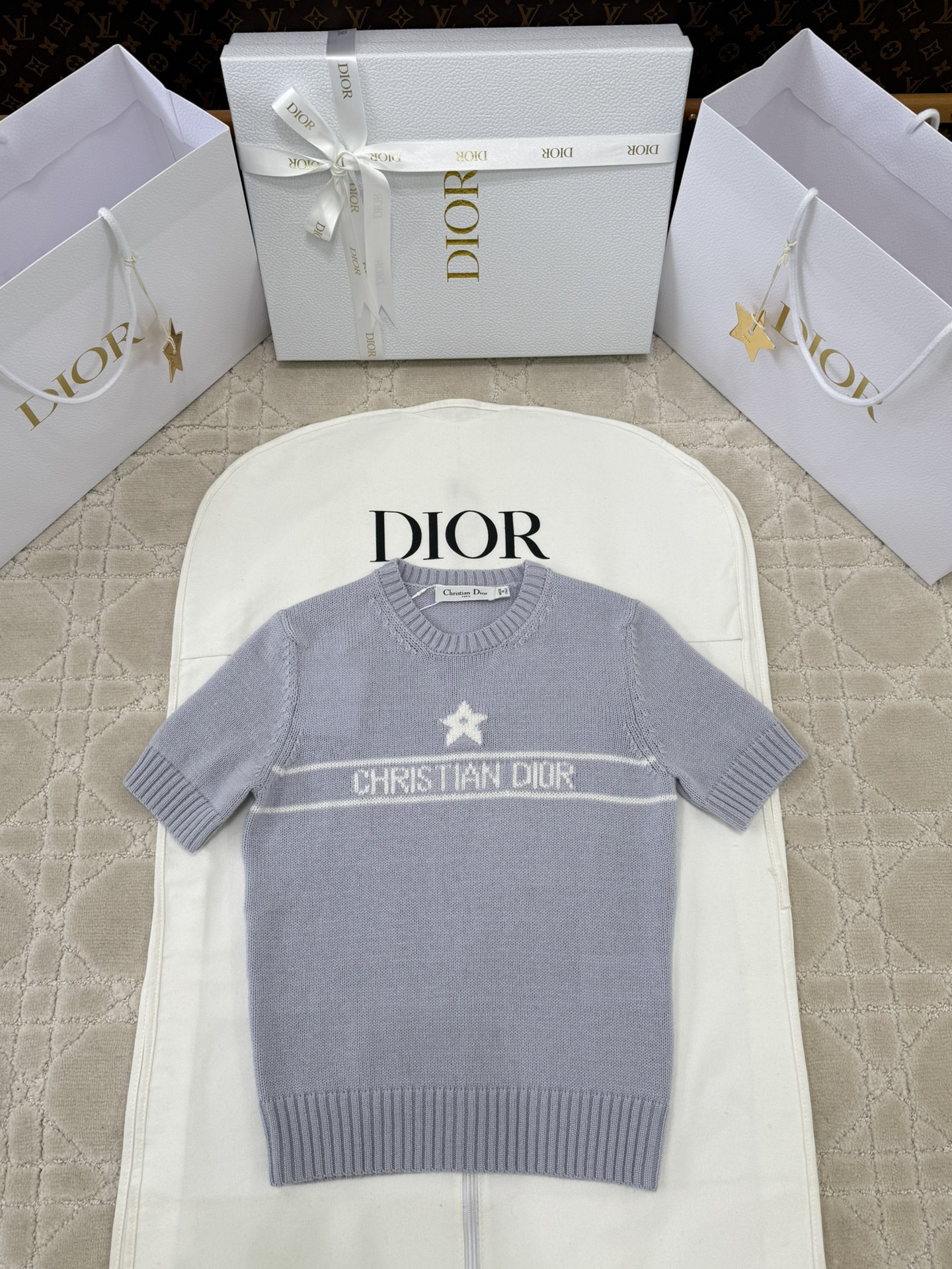 디올 니트 반팔