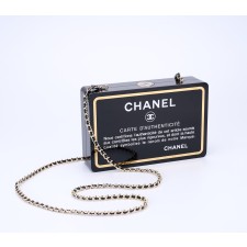 샤넬 한정판 보증서 카드 이브닝 백