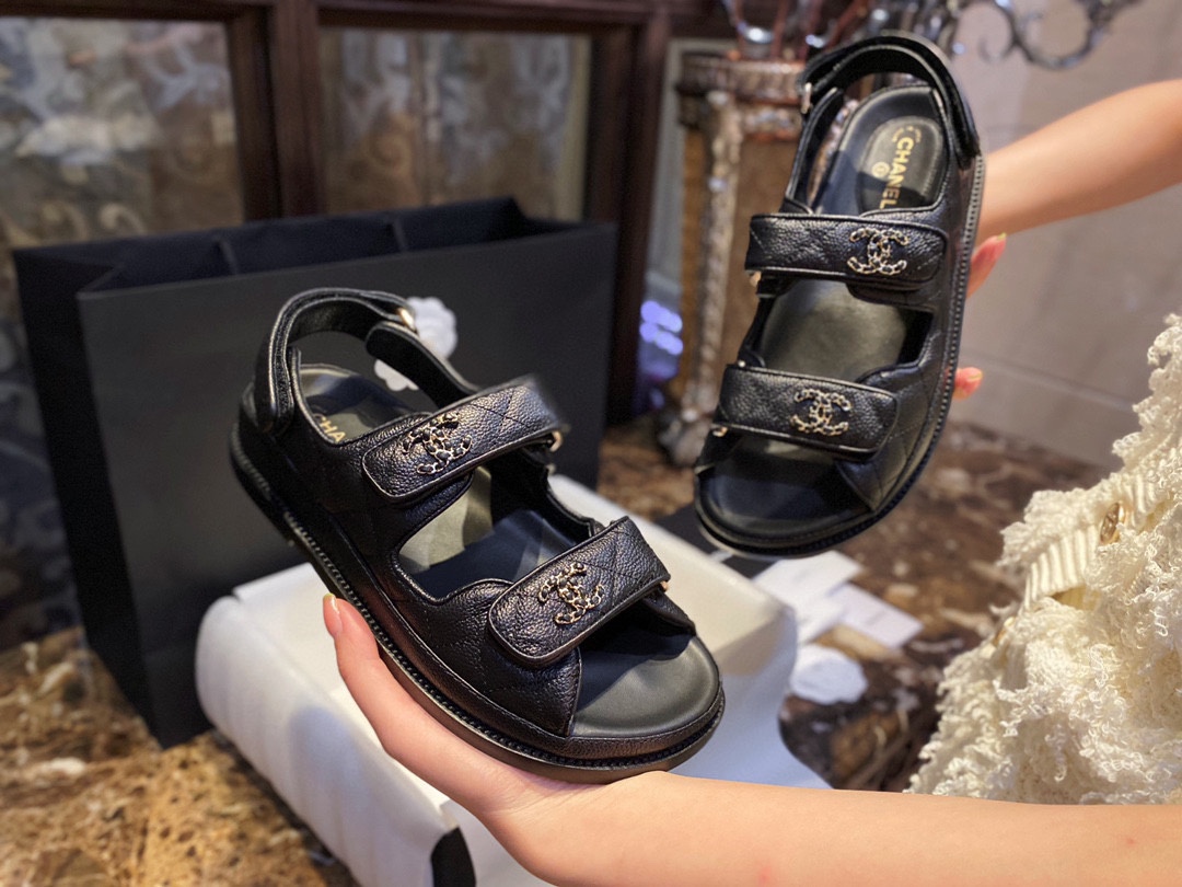 (W) 샤넬 벨크로 샌들 [정품급]