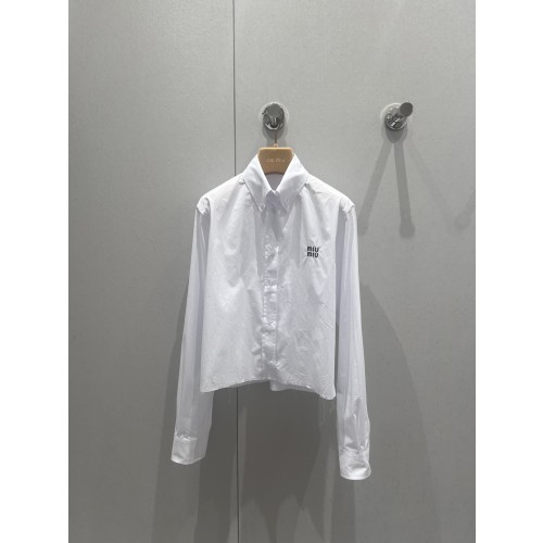 미우미우 자수 셔츠