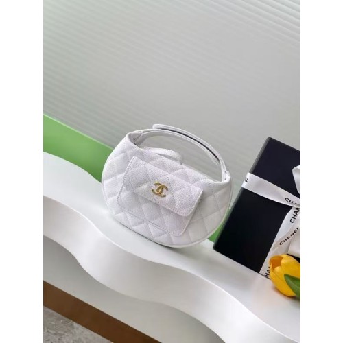 샤넬 퀄티드 미니 탑 핸들백