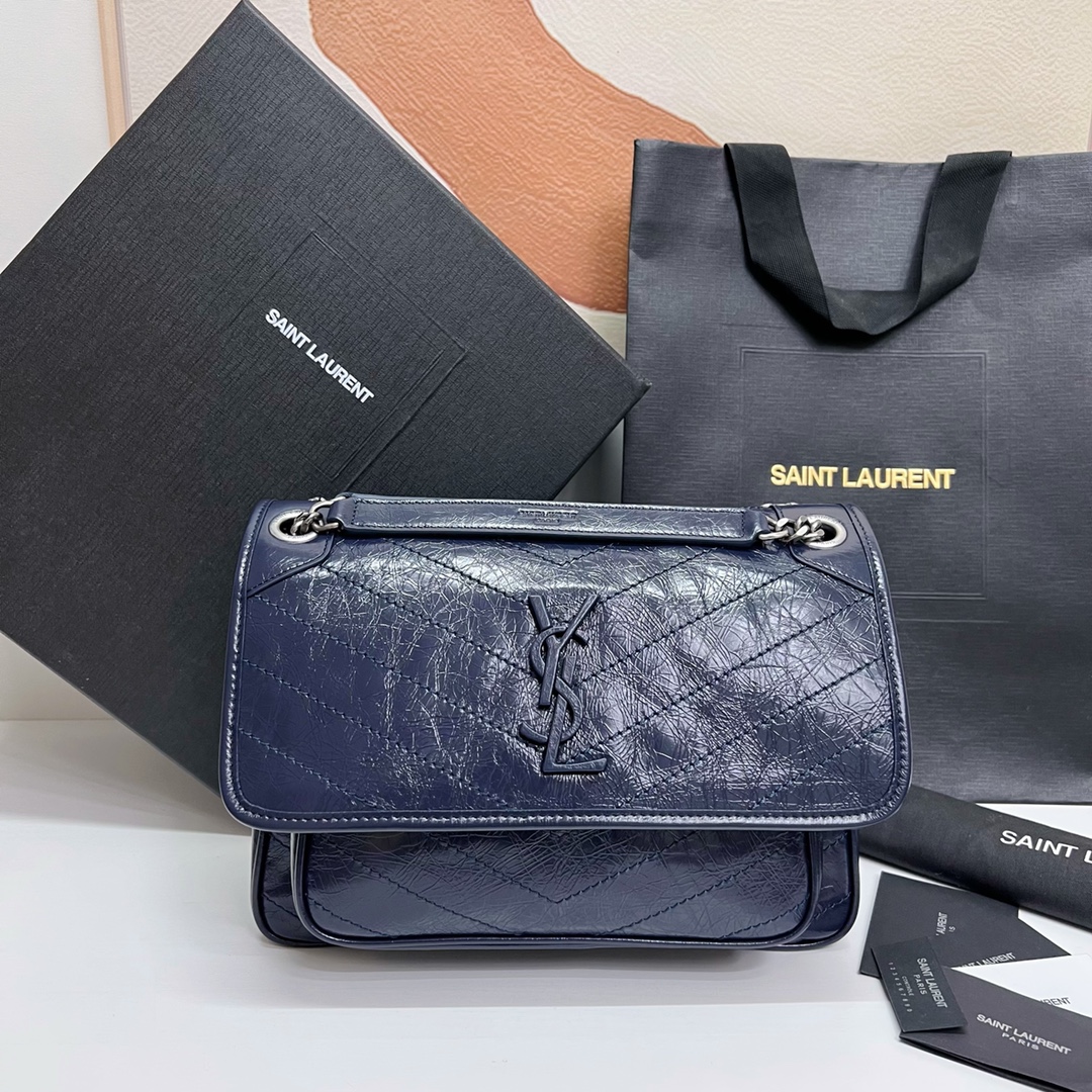 생로랑 니키 숄더백 미디엄 633158