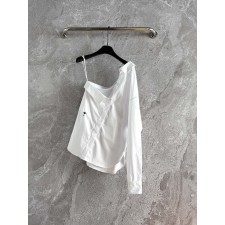 디올 오프숄더 셔츠