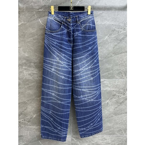 샤넬 진주 와이드 팬츠 [정품급]