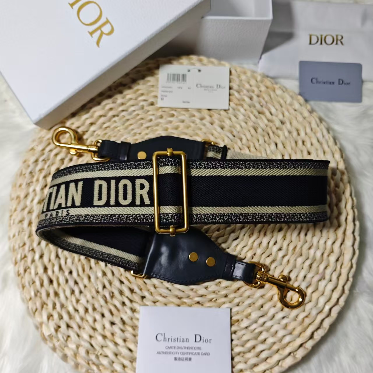 디올 파리 자수 Dior 스트랩