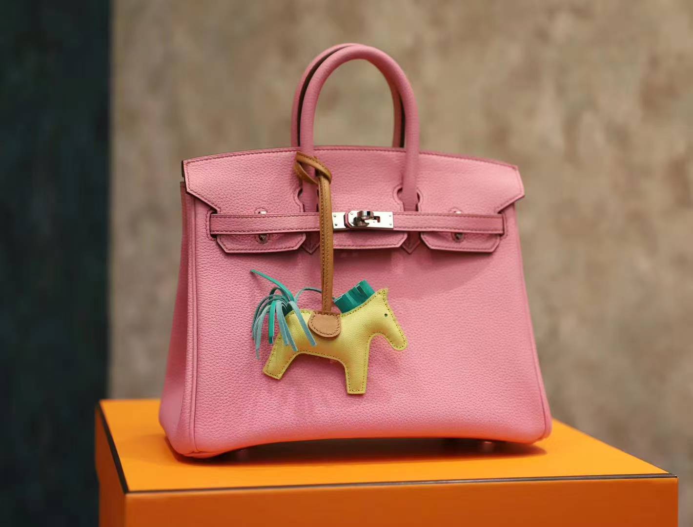 에르메스 버킨백25 토고 핑크