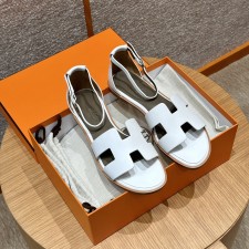 에르메스 산토리니 스위프트 샌들 Blanc [정품급]