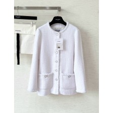 샤넬 25s 롱 부클레 코트