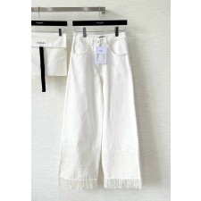 샤넬 25s 화이트 청바지