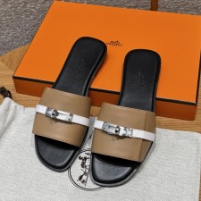 에르메스 줄리아 샌들 Natural beige white  [정품급]