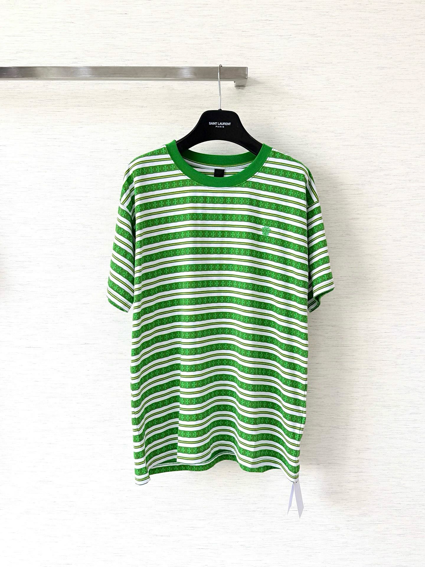 크롬하츠 25ss 스트라이프 반팔티