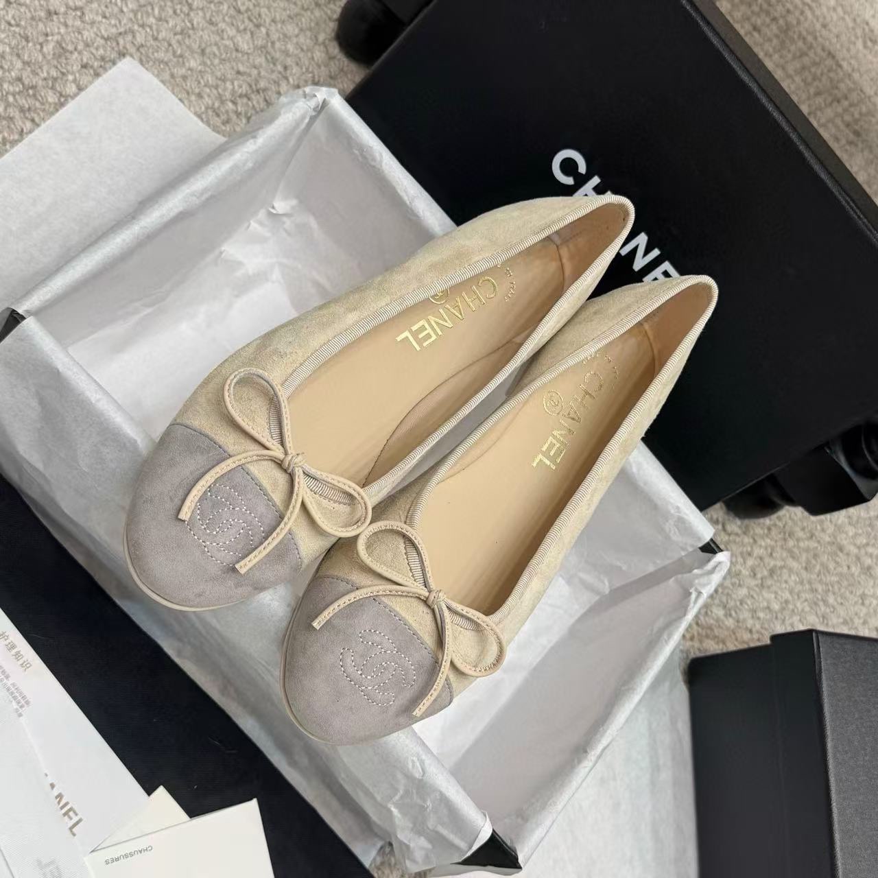 샤넬 발레리나 플랫슈즈