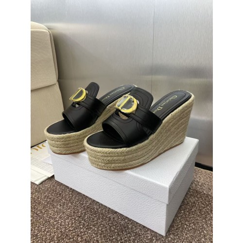 디올 뮬 웨지힐 몽테뉴30