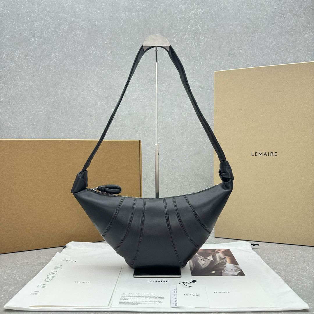 르메르 크루아상백 미듐 다크브라운