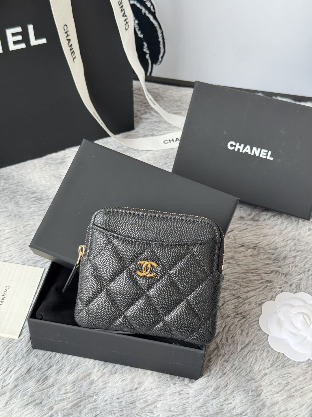 샤넬 클래식 지퍼 카드지갑 AP2061