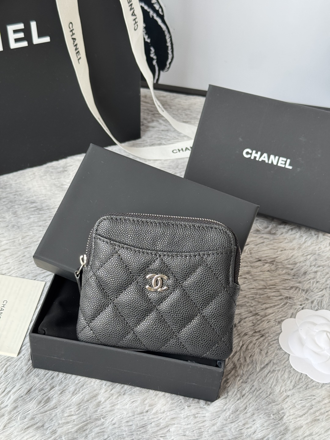 샤넬 클래식 지퍼 카드지갑 AP2061