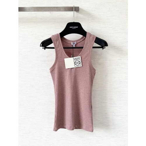 로에베 25SS 로고 크루넥 탱크탑