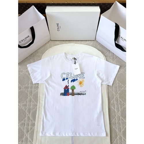 셀린느 25SS 그래피티 프린트 티셔츠