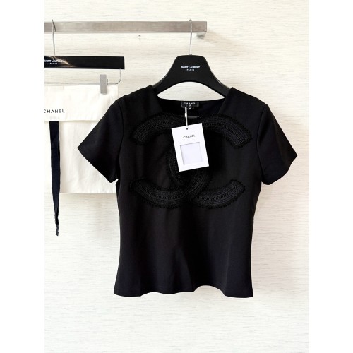 샤넬 25ss 로고 반팔티