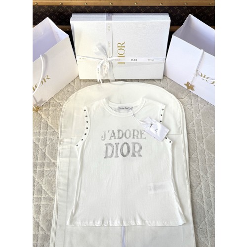 디올 25SS 프린트 슬리브리스