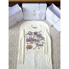 디올 25fw 자수 니트