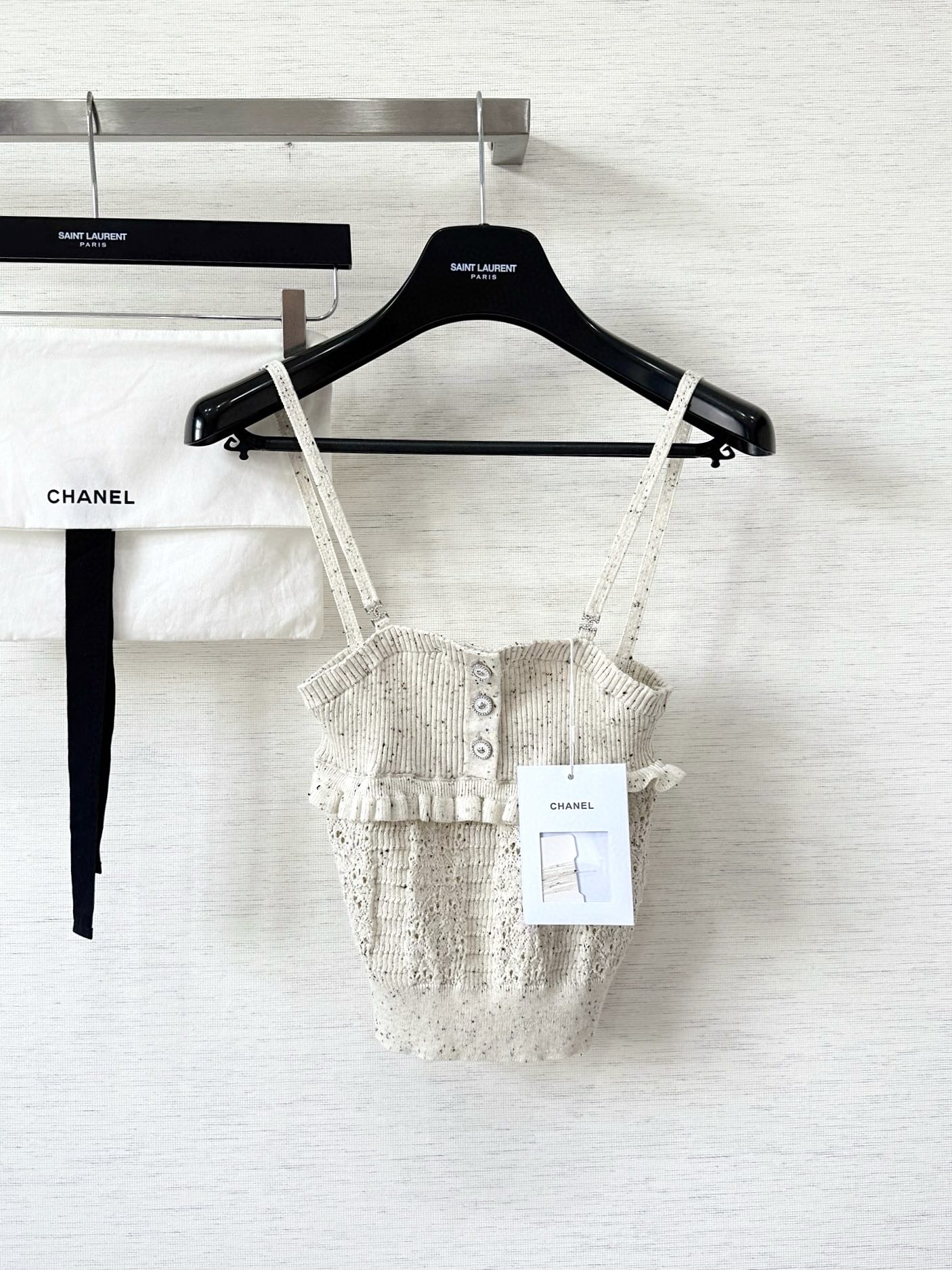 샤넬 25ss 니트 캐미솔