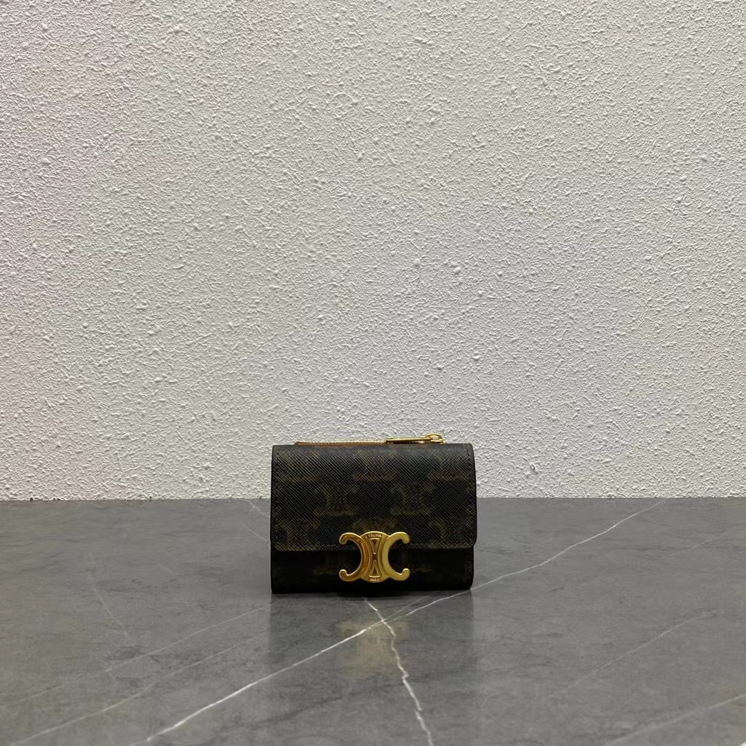 셀린느 트리옹프 동전 컴팩트 지갑